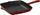 Tigan grill MG Home Infinito, 26 cm, gize, i kuq me zi