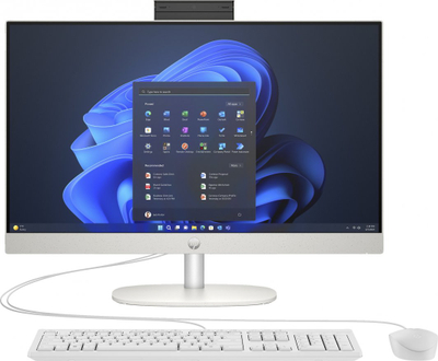 Kompjuter AiO HP ProOne 240 G10, Core i3-N300, 16 GB RAM, 512 GB SSD, Windows 11 Pro, bardhë/zi