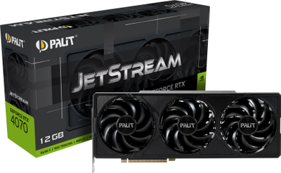 Kartë grafike PALiT NVIDIA GeForce RTX 4070, 12 GB GDDR6X, NED4070019K9-1047J