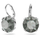 Vathë për femra Swarovski, të argjendtë/zezë
