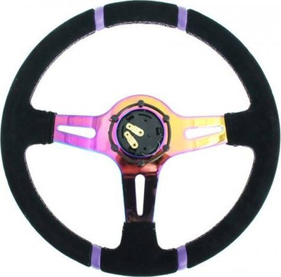 Timon sportiv SLIDE 350mm, offset 45mm, suede, NeoChrome
