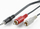 Kabllo audio VALUE 3.5mm në 2x RCA, 5m, e zezë