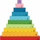 Kuti edukative Tooky Toy Educational Box, 6 në 1, 40 copë, shumëngjyrëshe