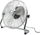 Ventilator për dysheme GEKO, 50 cm, 135W, inoks