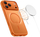 Маса за телефон Tech-Protect Magpeak MagSafe CC за iPhone 17 Pro, мат, портокалова