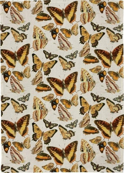 Peshqir kuzhine Sköna Ting Butterflies, pambuk 100%, 50 x 70 cm, shumëngjyrësh