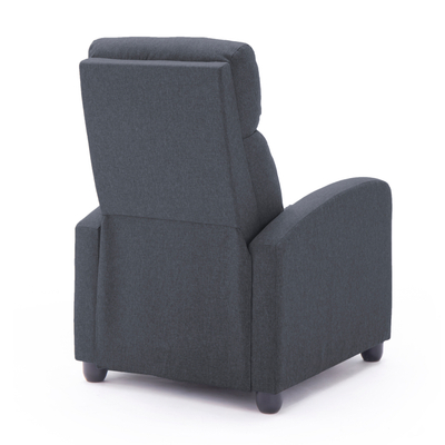 Fotel relax DROSEN HM3299.01, mekanizëm recliner, pëlhurë, gri