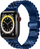 Rrip çeliku Alogy për Apple Watch 42 / 44 / 45 mm, i kaltër