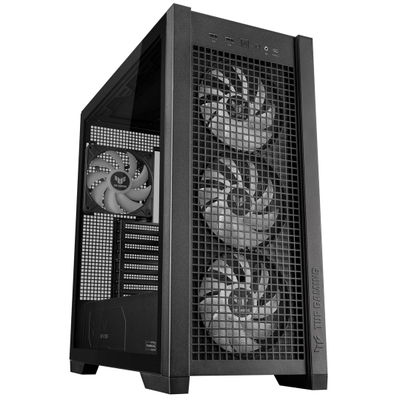 Kuti PC ASUS TUF Gaming GT302, MIDI Tower, ARGB, e zezë