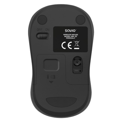 Mouse pa kabllo Savio MB-03, Bluetooth, i zi