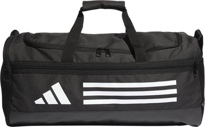 Çantë sportive adidas Essentials Training Duffel S HT4749, me ndarje për atlete, poliester i riciklum, e zezë