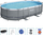 Pishinë Bestway Power Steel 488 x 305cm, gri