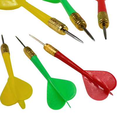 Shigjeta darts Enero Dart 1063720, set me 6 copë, 11 cm, shumëngjyrëshe