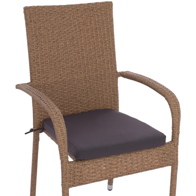 Kolltuk “Anisha” metal + ratan + jastëk (HM5685.02), kaftë
