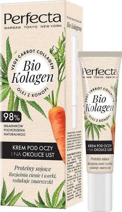 Krem për sy e buzë Perfecta Bio Collagen, 15 ml
