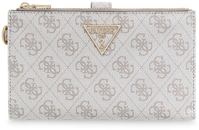 Portofol i madh për femra Guess Laurel II Slg SWSG74 59157, me shumë ndarje, beige