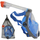 Maskë snorkelingu Best Sporting Snorkel Mask, për fytyrë komplet, për të rritur, blu me të zezë