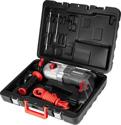 Çekiç elektrik Graphite Mot SDS+, 900W, 3.4J, gri