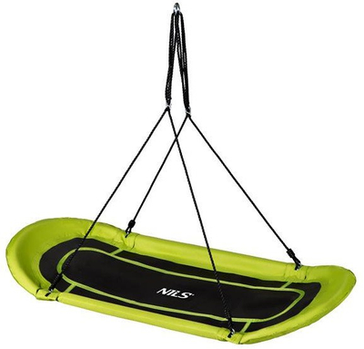 Лулка за деца NILS Camp NB5044, 150kg, 71x167cm, зелено-црна