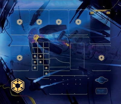 Qilim loje Pegasus ISS Vanguard Playmat IT, set aksesorësh, gjuhë gjermane, blu