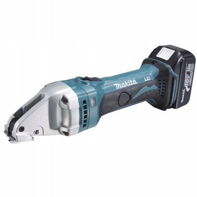 Gërshërë llamarine Makita DJS161RFJ, bateri 18V, LXT, blu