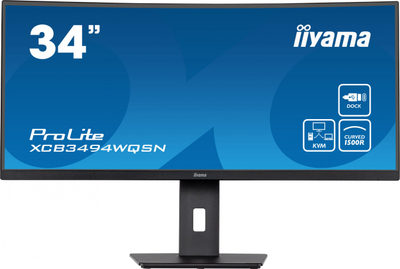 Monitor i harkum Iiyama ProLite XCB3494WQSN-B5, 34\", UltraWide QHD, i zi