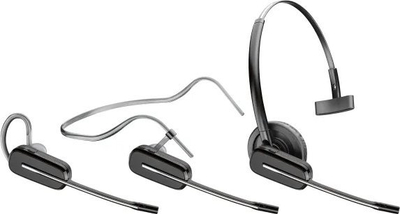Kufje wireless Poly Savi 8240-M, për zyrë dhe call center, me mikrofon, të zeza