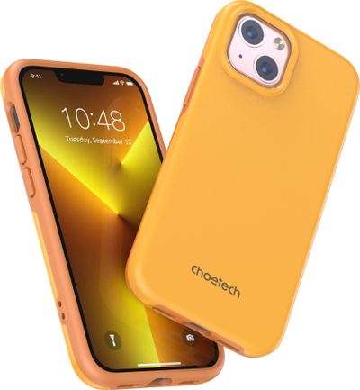 Mbulesë telefoni Choetech MagSafe për iPhone 13 mini, TPU PC, kundër goditjeve, e verdhë