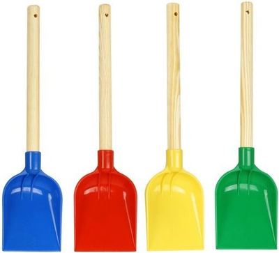 Мала лопата Adriatic Small Shovel, дрвена рачка, пластика, мешани бои