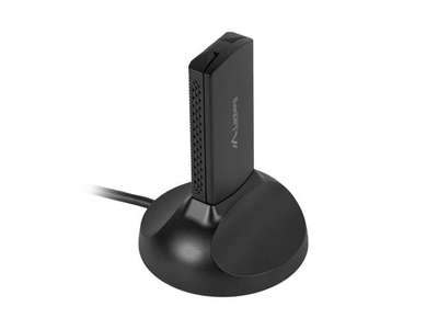 WiFi мрежна картичка Lanberg NC-3000-WI, Wi‑Fi 6 tri-band, USB 3.0, црна