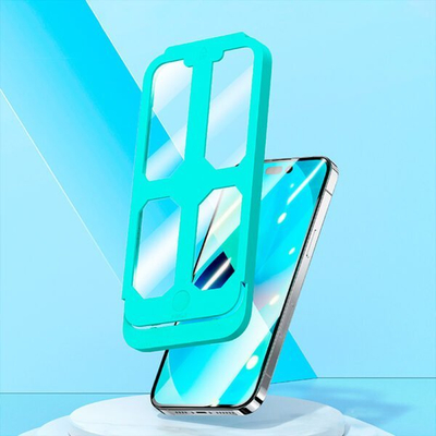 Xham mbrojtës USAMS Full Screen për iPhone 13 Pro Max edhe 14 Plus, xham i temperuar 0.33mm, transparent