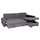 Divan-shtrat këndor i djathtë Jade 252x159x84cm (HM3144.02R), gri