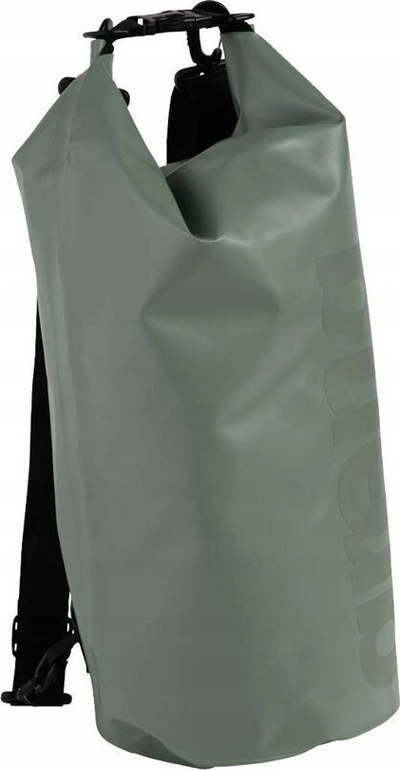 Çantë ujë-rezistente Arena Drybag Big Logo 15L, shpinore, jeshile