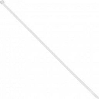 Lidhëse kabllosh pa markë, 3.6mm, 300mm, 100 copë, e bardhë