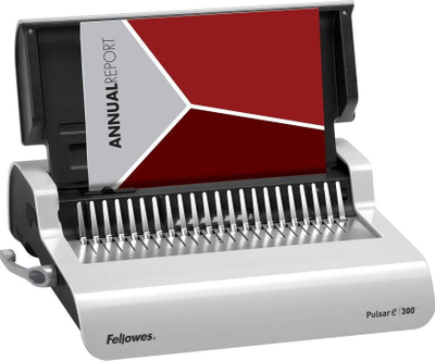 Makinë lidhëse për dokumente Fellowes Pulsar-e 300 (5620701), e bardhë