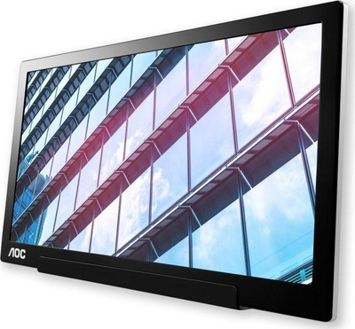 Monitor AOC I1601P, 15.6", Full HD, i zi/i bardhë