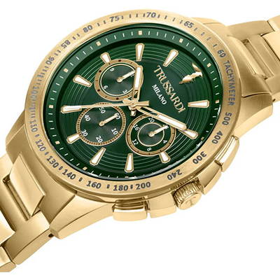 Orë për meshkuj Trussardi T-Hawk R2453153001, e artë