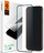 Xham mbrojtës Spigen Glass FC për iPhone12 Mini, me kornizë të zezë
