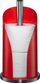 Mbajtës letrash kuzhine WESCO Paper Roll Holder 300mm, çelik inox, i kuq
