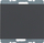 Kapak mbulues Berker K.1 10457006, element qendror, antracit mat