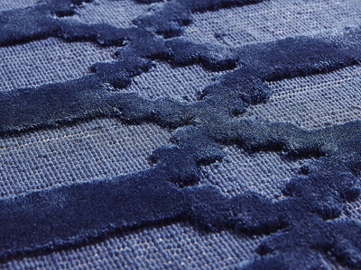 Tapet Beliani CIZRE, 160x230 cm, viskozë, blu navy