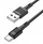 Kabllo USB Hoco X83, USB A me USB C, 3A, 1 m, e zezë