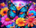 Mozaik me diamante Norimpex Diamond Mosaic Butterfly in Flowers 2000597, 30x40cm, shumëngjyrësh