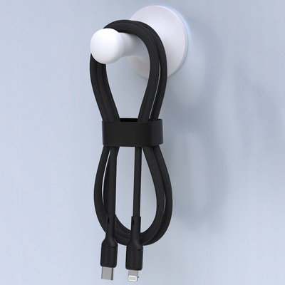 Kabllo USB Dudao L9X, USB C në Lightning, 2m, 30W, e zezë