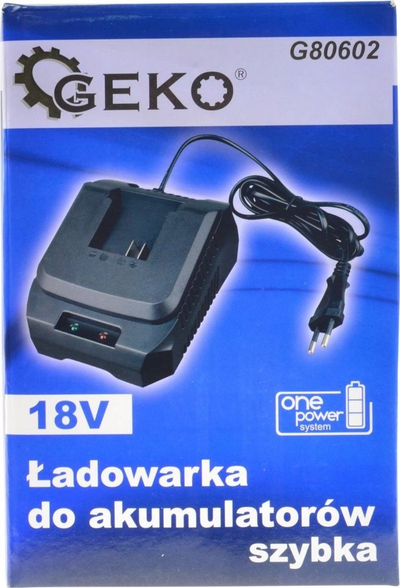 Karikues baterie GEKO 18V, 60W, i zi