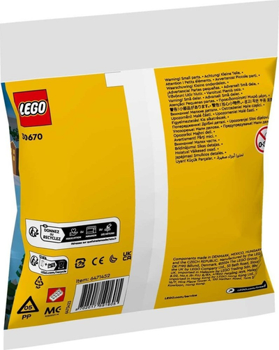 Set Lego Creator 30670 Santa s Sleigh Ride, lodër për me ndërtu, për kalamaj 6 vjeç e lart