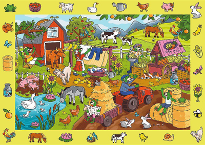 Puzzle për kalamaj Trefl Kids Spy Guy Farm Treflik Family, 24 copa