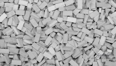 Set tullash modeluese Juweela RF Brick, 4000 copë, përzierje gri