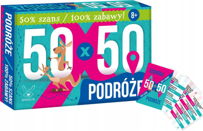 Loja tavoline 50 x 50 Travels Poland, party game, në polonisht