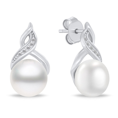 Set vathë dhe varëse Brilio Silver SET276W